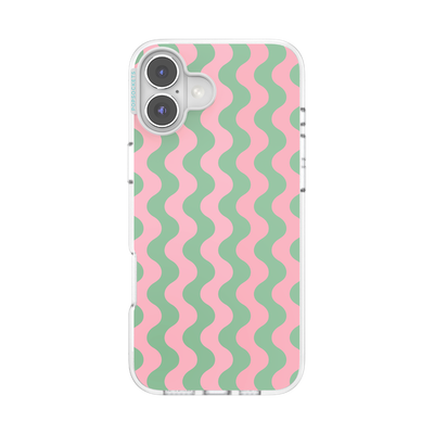 Wavy Flamingo — iPhone 16 Plus MagSafe Case